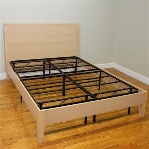 brackets for king size platform metal bed frame|king size metal bedstead.